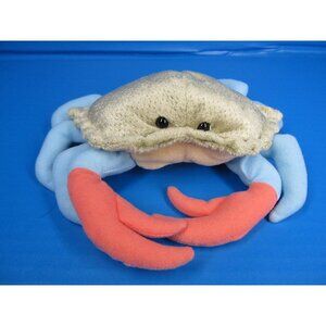Douglas Blue Crab Beanie Plush Stuffed Animal 2014 8"